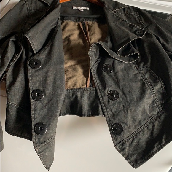 CABI waxed linen moto jacket style 901 medium - Picture 11 of 16